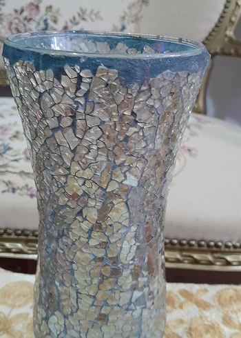 Kırık Cam Modeli Antika Vazo - Görsel 3