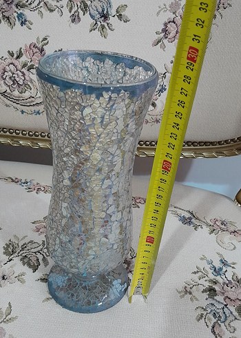 Kırık Cam Modeli Antika Vazo - Görsel 2