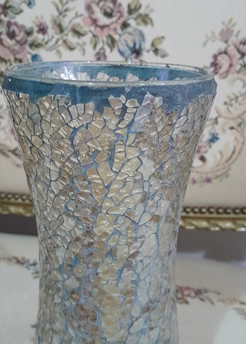 Kırık Cam Modeli Antika Vazo - Görsel 9