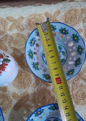 Antika Ajurlu kase ve seramik çarık - Görsel 7