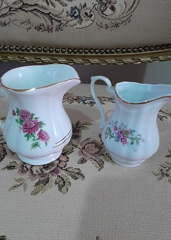 Antika Porselen ve Seramik Sütlük - Görsel 6