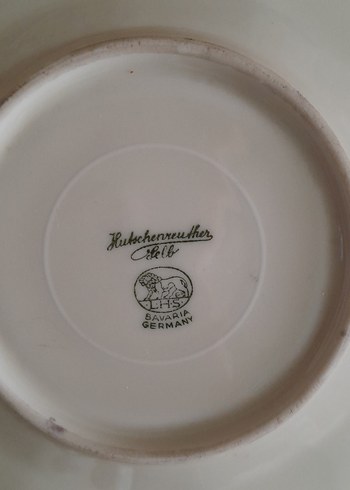 Alman Bavaria Üçlü Porselen - Görsel 5