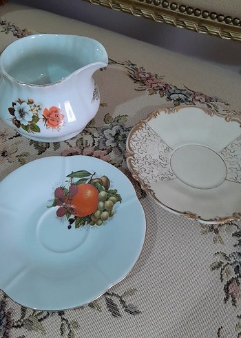 Alman Bavaria Üçlü Porselen - Görsel 3