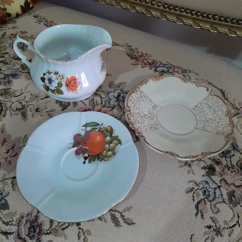 Alman Bavaria Üçlü Porselen - Görsel 3