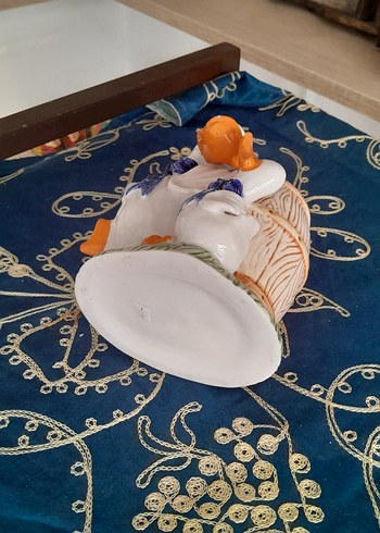 Antika Ördek dekorlu Kalemlik - Görsel 3