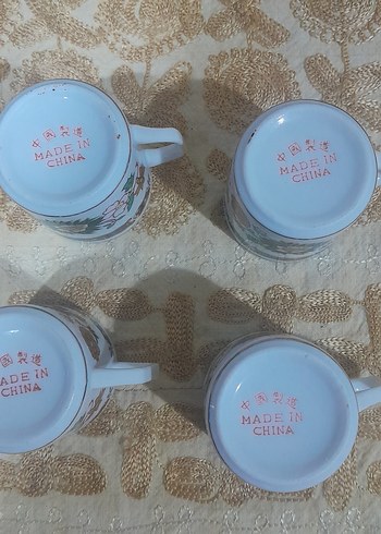 Antika 4 lü Fincan - Görsel 5