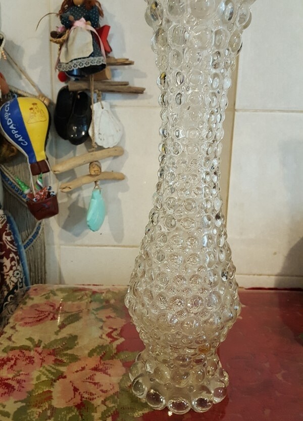 Antika balonlu cam vazo - Görsel 2