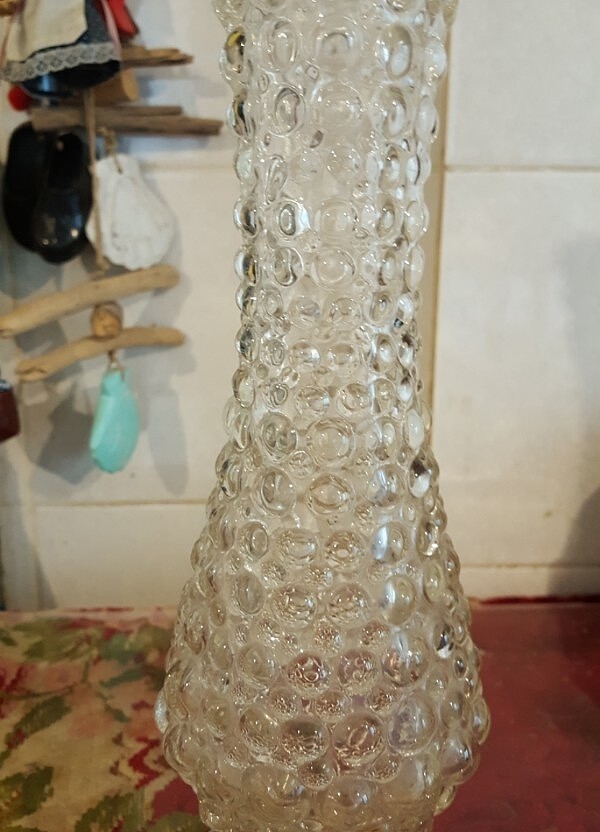 Antika balonlu cam vazo - Görsel 3