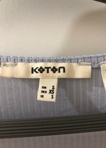 xs Beden Mavi Kadın Uzun Kollu Bluz