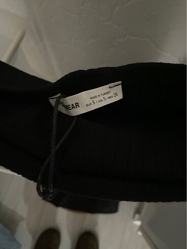 s Beden Pull and Bear Straplez Elbise