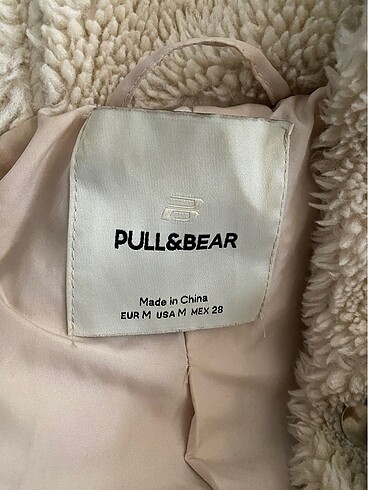 m Beden Pull&Bear kürklü ceket