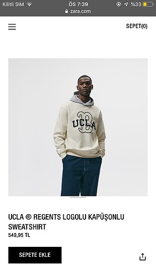 zara sweat ucla