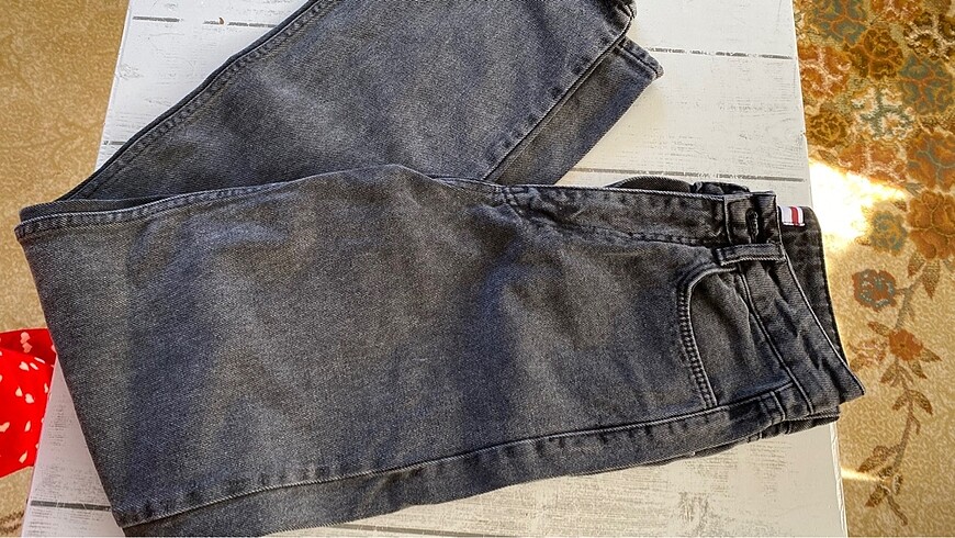 xs Beden siyah Renk Kot pantolon kullanılmadı