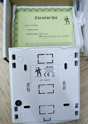 Beden Renk Jablotron OASis alarm sistemleri kontrol paneli keypad