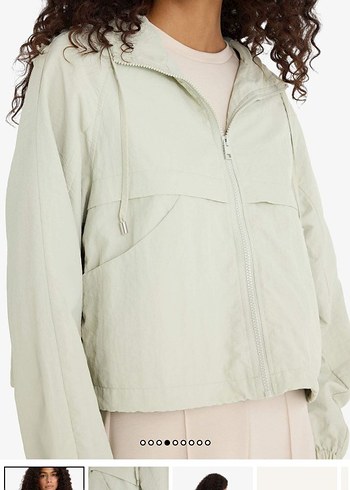 DeFacto su yeşili Rahat Kesim Midi Kadın yağmurluk Ceket mont - Görsel 3