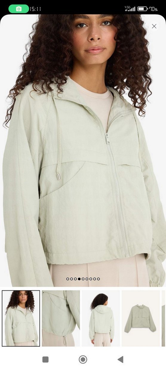 DeFacto su yeşili Rahat Kesim Midi Kadın yağmurluk Ceket mont - Görsel 3