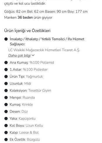 LCW kadın Lacivert yağmurluk Trençkot mont mevsimlik - Görsel 8