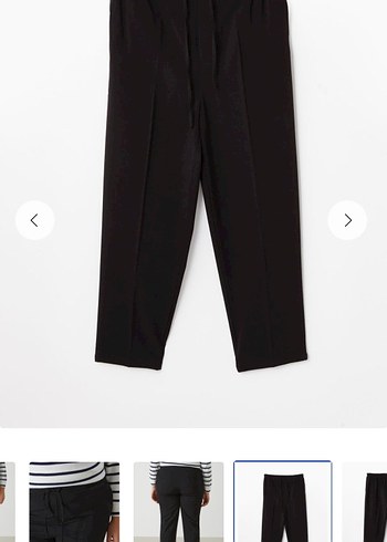 lcw kadın beli lastikli kumaş pantolon - Görsel 5