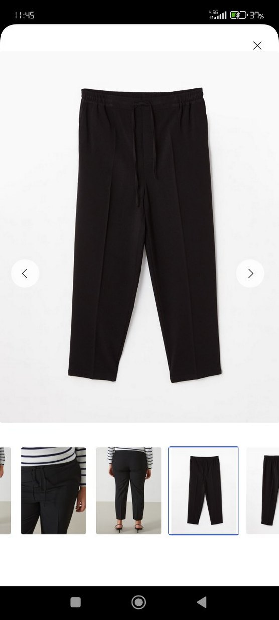 lcw kadın beli lastikli kumaş pantolon - Görsel 5