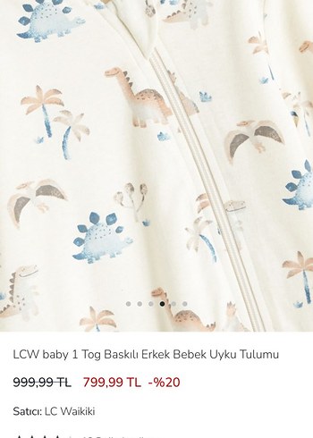 LCW Baby Erkek Bebek Uyku Tulumu 1 Tog - Görsel 4