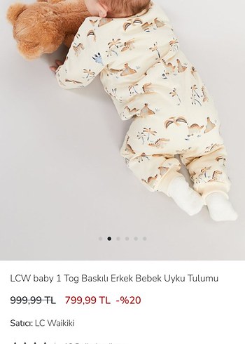 LCW Baby Erkek Bebek Uyku Tulumu 1 Tog - Görsel 2