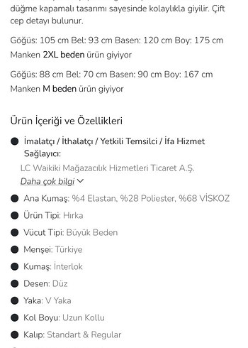 LCW interlok kumaş Siyah V Yaka Düğmeli Kadın Hırka - Görsel 10