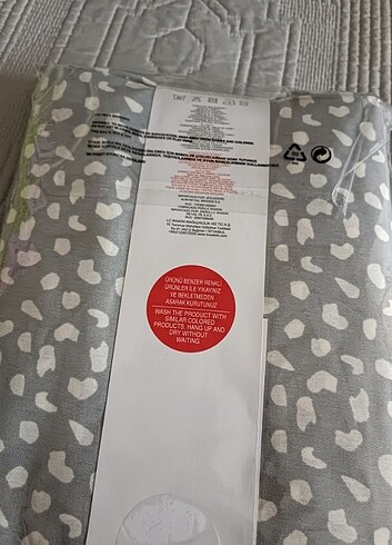 Beden gri Renk LC Waikiki çift kişilik nevresim takımı