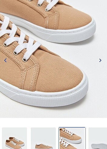 38 Beden camel Renk LCW bayan sneakers ayakkabı sıfır etiketli 38 numara