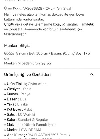 LC Waikiki Dream U yaka çıtçıtlı hamile atlet - Görsel 7