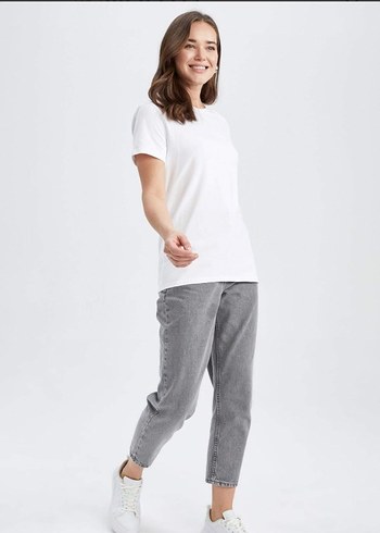 Defacto DeFacto paperbag fit yüksek bel jean pantolon