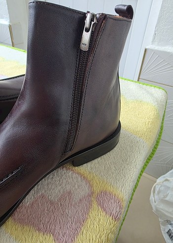 Klasik Tarz Kahverengi Deri Erkek Bot - Görsel 3