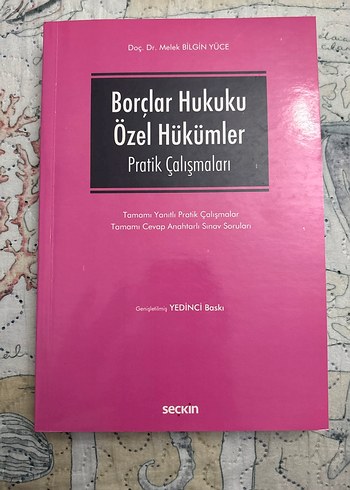 Borçlar Özel Pratik Kitabı- Melek Bilgin Yüce