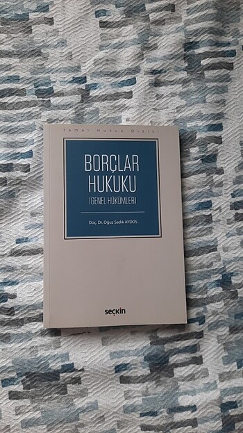 Borçlar hukuku genel hükümler oğuz sadık aydos