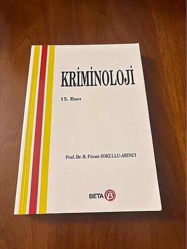Kriminoloji Füsun sokullu akıncı