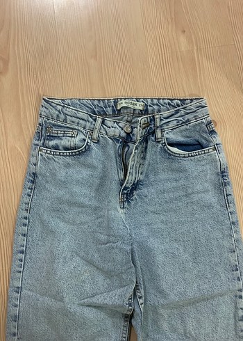 Kadın Gri Denim Midi Boy Kot Pantolon