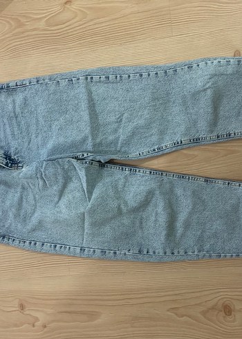 m Beden Kadın Gri Denim Midi Boy Kot Pantolon