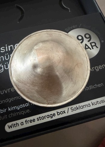 Gümüş Koruyucu Göğüs Kapakları Saklama Kutulu - Görsel 4