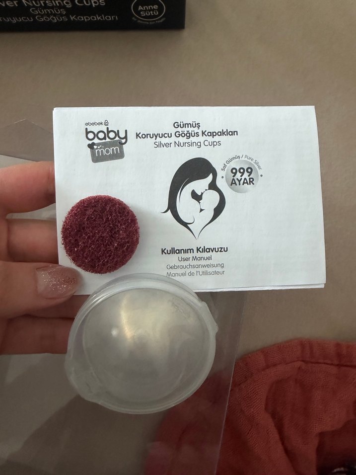 Gümüş Koruyucu Göğüs Kapakları Saklama Kutulu - Görsel 2