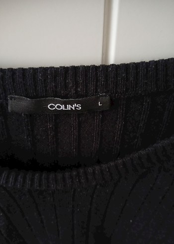 Colin's Siyah erkek Triko Bisiklet Yaka Kazak