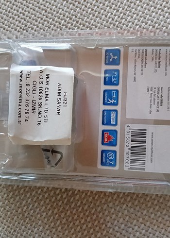 Omron OMRON Yürüyüş Tipi Adım Sayar HJ-321-E Gri