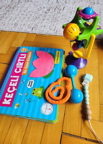 Renkli Keçeli Çırtlı İlk Oyuncak Kitabım