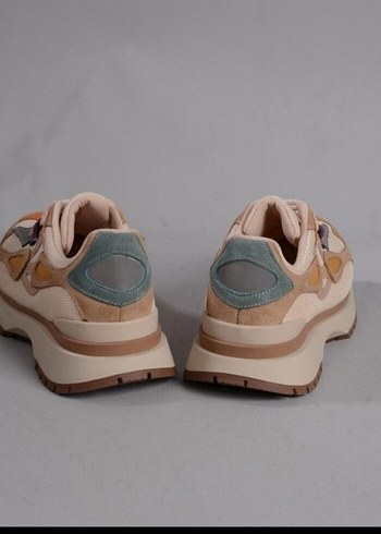 Diğer Pastel Renkli Bağcıklı Platform Sneakers
