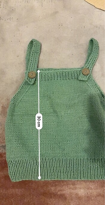xs Beden yeşil Renk crop örgü üst