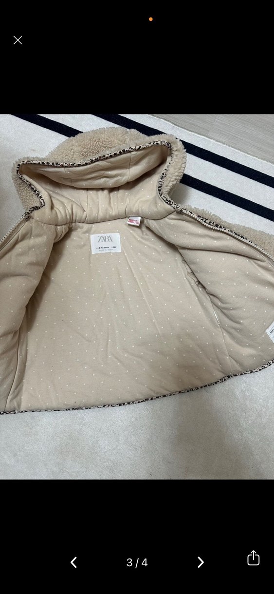 Kürklü Kapüşonlu çocuk  Mont - Görsel 3