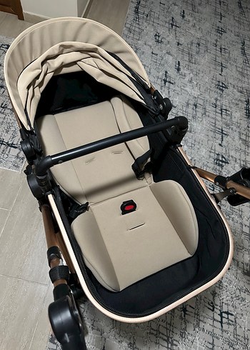 Kahverengi ve Gri Bebek Arabası - Görsel 3