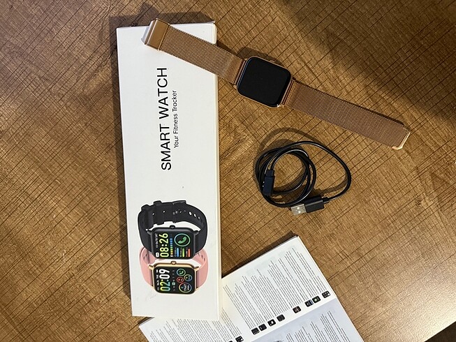  Beden Amerika?dan 2 yedek kordonlu smart watch akıllı saat