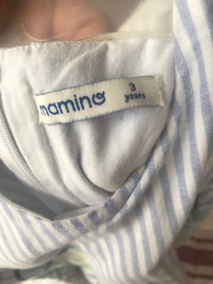 Kız Çocuk Bohem Çiçekli Kısa Kollu Elbise - Görsel 3