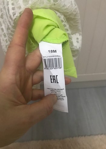 Kız Çocuk Beyaz Nakışlı Dantelli Elbise - Görsel 3