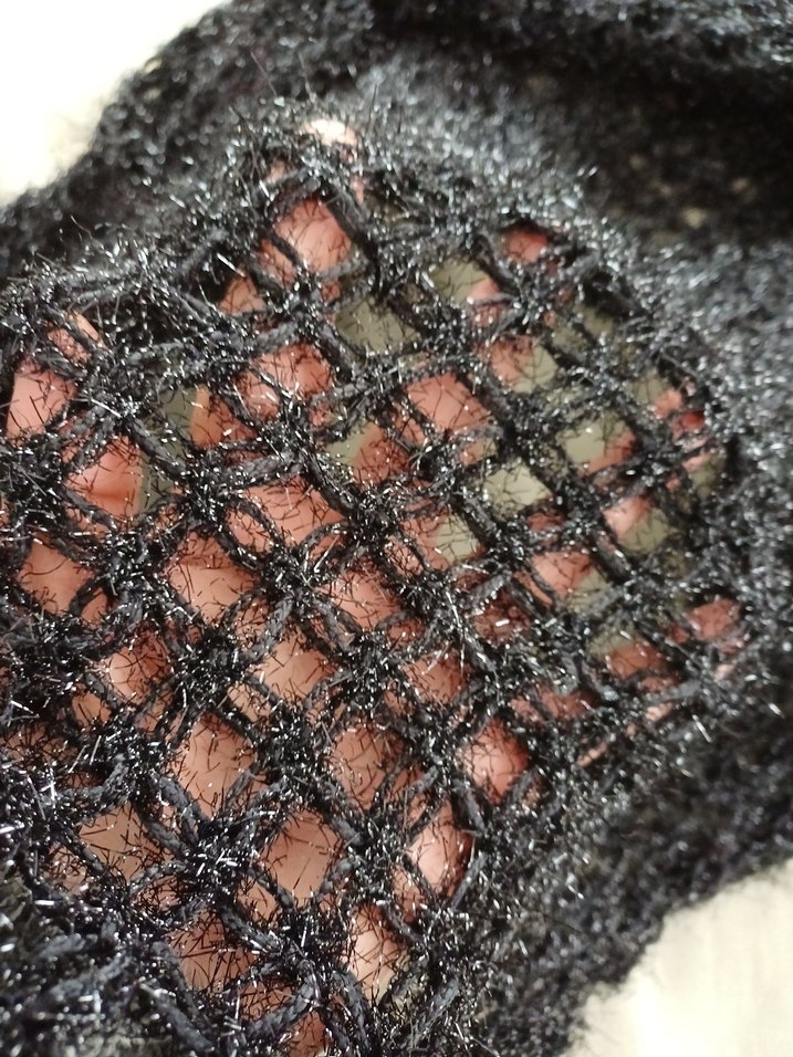 Kız Çocuk Siyah Örgü Bolero - Görsel 4