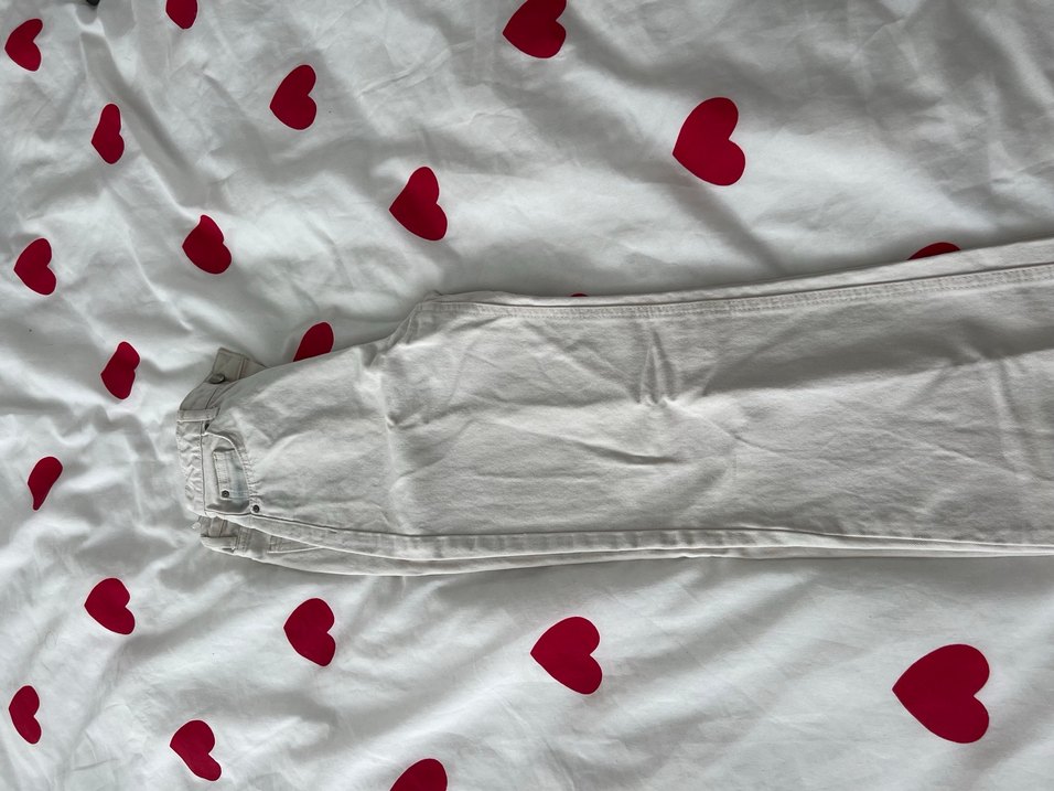 Düğmeli bej Kadın Pantolon - Görsel 2